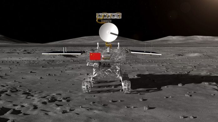 Latest news on Chang'e-4 | ThePrint.in An artist impression of the Chang’e-4 lunar probe | China National Space Administration