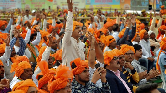 People at a PM Narendra Modi rally (Representational photo