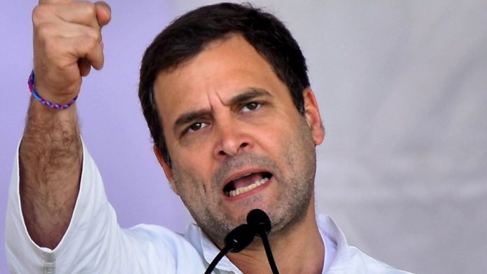 Kisan Rally in Jaipur Congress president Rahul Gandhi at the Kisan rally in Jaipur | PTI