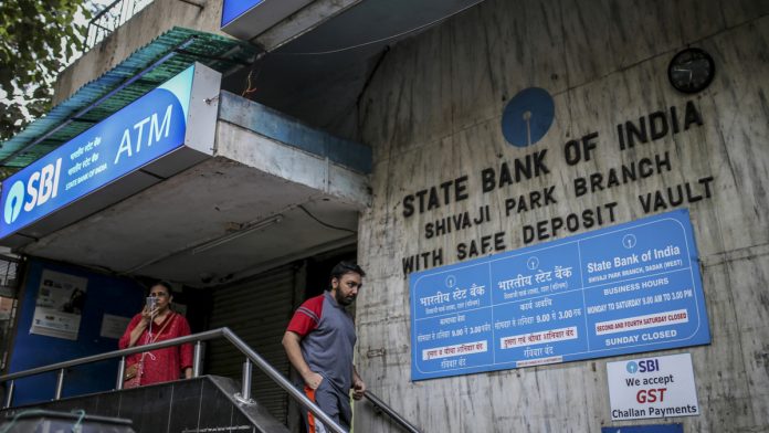 Latest news on SBI | ThePrint A SBI branch in Mumbai | Dhiraj Singh/Bloomberg