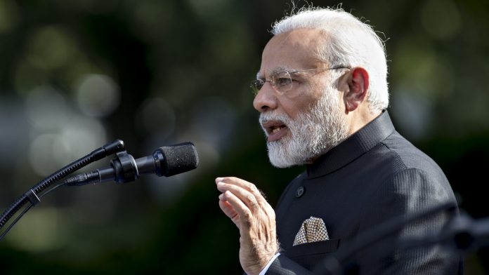 Modi Pushes Job Quotas to Secure Voter Base Ahead of India Poll Narendra Modi speaks during a joint statement with U.S. President Donald Trump in the White House in Washington, D.C., U.S. | ThePrint.in
