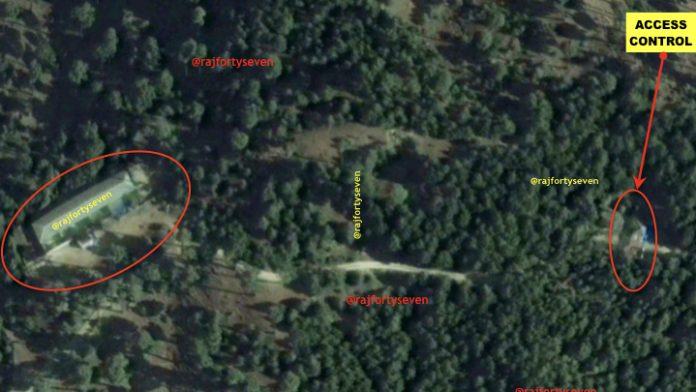 Latest news on defence | ThePrint Satellite imagery of the 50 hectare camp | Col. Vinayak Bhat (retd.)/ThePrint