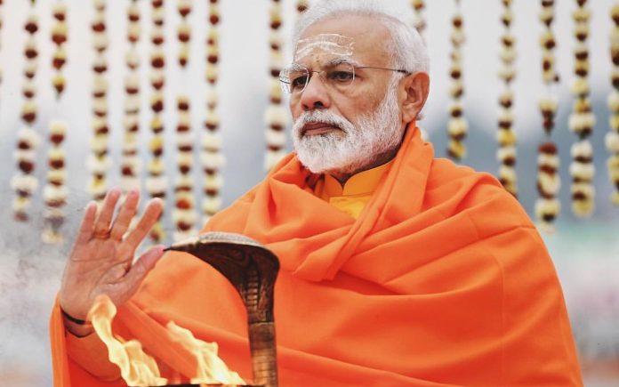 PM Modi in Kumbh Mela | ThePrint.in PM Modi in Prayagraj during Kumbh Mela