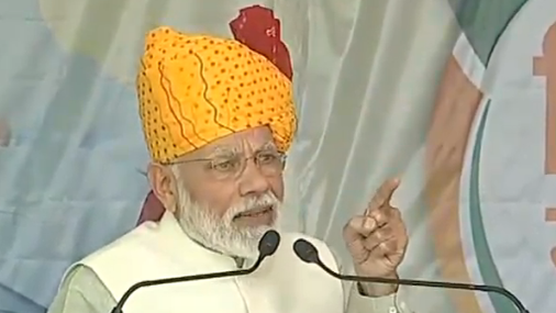 Latest news on Narendra Modi | ThePrint PM Narendra Modi addressing a public meeting in Tonk, Rajasthan | @BJP4India/Twitter