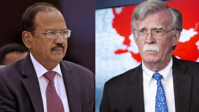 Ajit Doval and John Bolton Ajit Doval and John Bolton