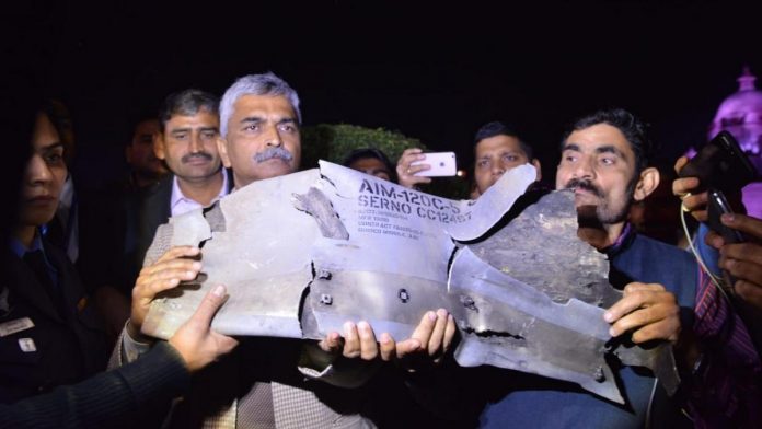 Latest news on F-16 used by Pakistan | ThePrint India today produced debris of the AIM-120 missile which was fired by the Pakistani F-16