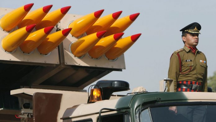 Latest news on India and Pakistan defence strategies | theprint.in An Indian Army rocket artillery vehicle | Representational image | Bloomberg