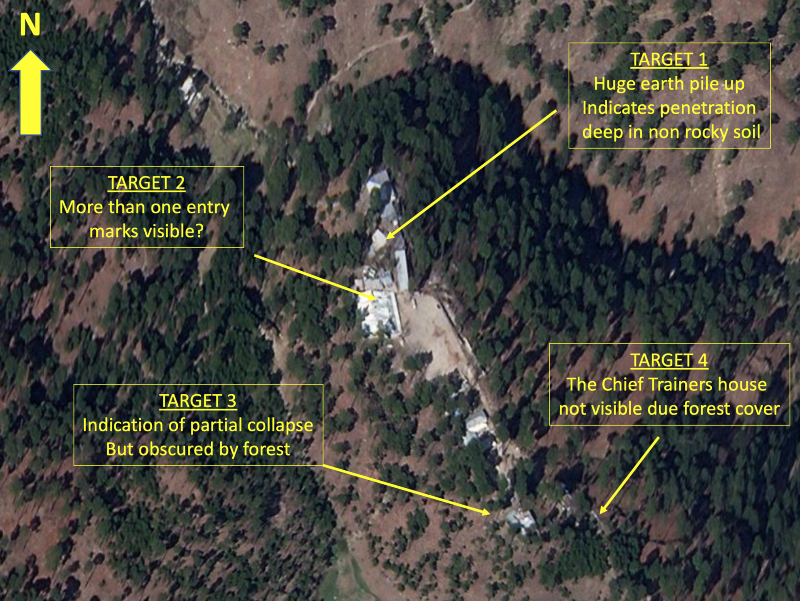 Possible Target Post Strike Analysis by the author. Image courtesy Planet Earth Labs