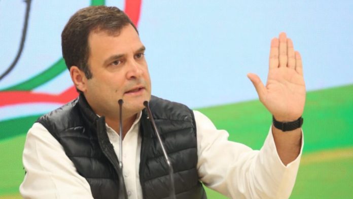 Congress president Rahul Gandhi