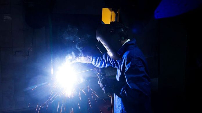 Modi Wants to Train 400 Million People to Avert Demographic Mess A student attends a welding class during vocational training at the Infrastructure Leasing & Financial Services (IL&FS) Institute of Skills in New Delhi, India