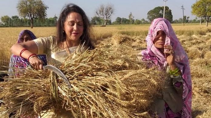 Latest news on Hema Malini and Mathura | theprint.in Hema Malini on her campaign trail | Twitter