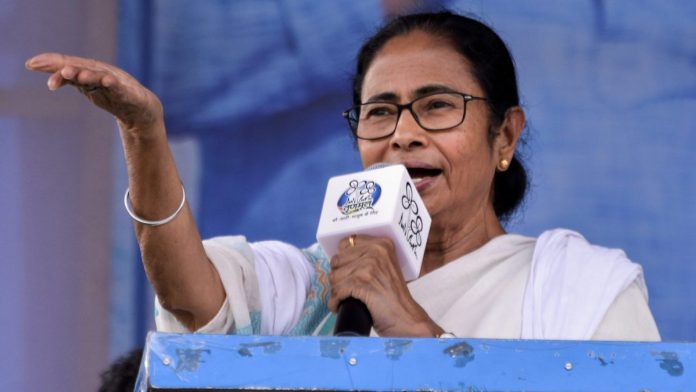 Mamata Banerjee at rally