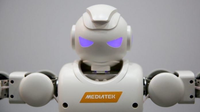 Latest news on robots | ThePrint A robot stands on display on the MediaTek Inc. stand