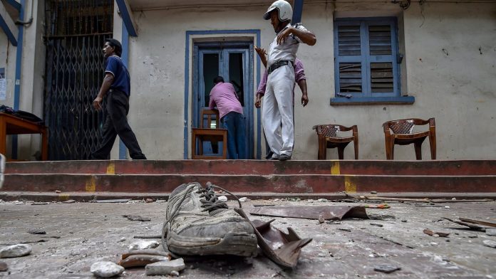 Clashes during BJP rally