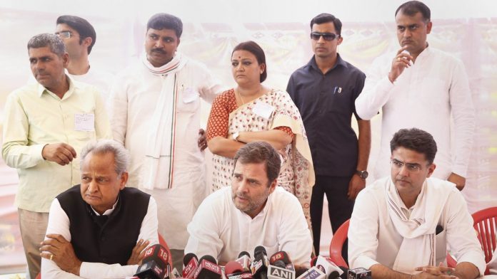Latest news on Alwar gang rape case | ThePrint.in Rahul Gandhi at a press conference after meeting Alwar gang rape victim
