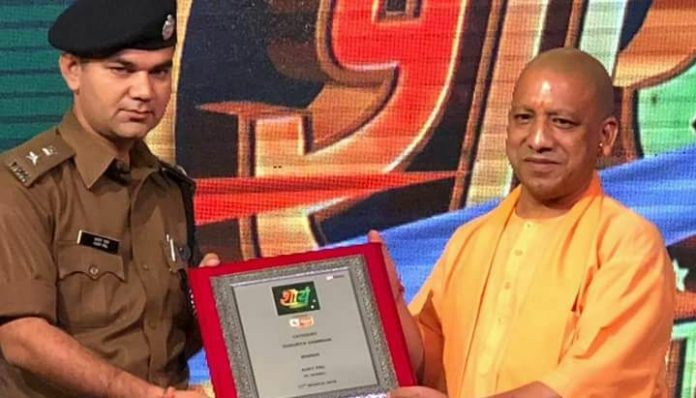 AjayPalSharma IPS officer Ajay Pal Sharma with Uttar Pradesh chief minister Yogi Adityanath. | Photo: Ajay Pal Sharma | Facebook