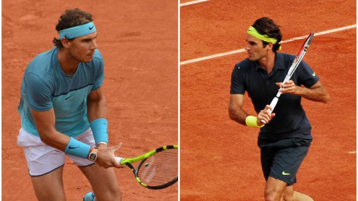 Rafael Nadal and Roger Federer Rafael Nadal and Roger Federer