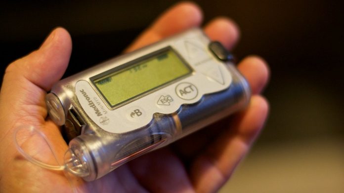 An insulin pump