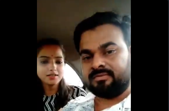 MLAdaughter A screengrab of the video by Sakshi Mishra and Ajitesh Kumar | @Benarasiyaa | Twitter