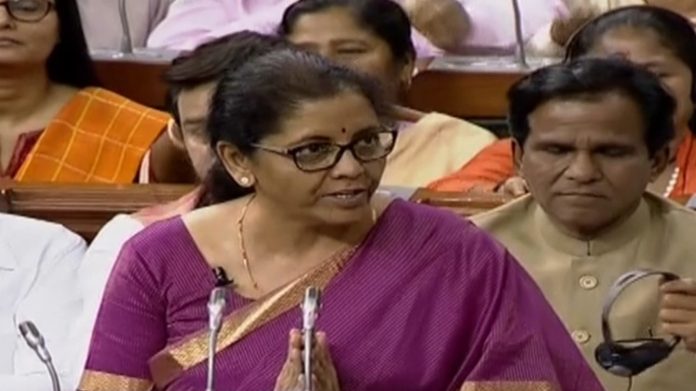 Nirmala2 Finance Minister Nirmala Sitharaman presenting the 2019 Budget. | ANI