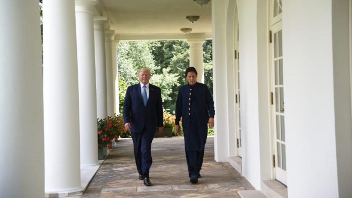 TRump-Imran Khan Donald Trump and Imran Khan