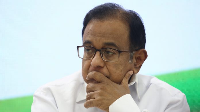 Chidambaram4 File photo of Congress leader P Chidambaram | Photo: Praveen Jain | ThePrint
