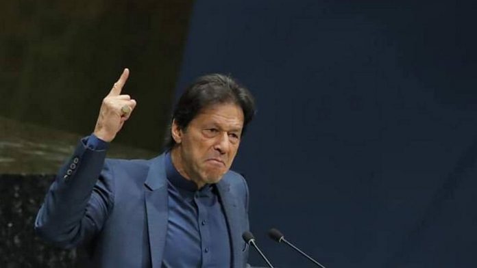 File photo of Pakistan PM Imran Khan | ImranKhanOfficial | Facebook