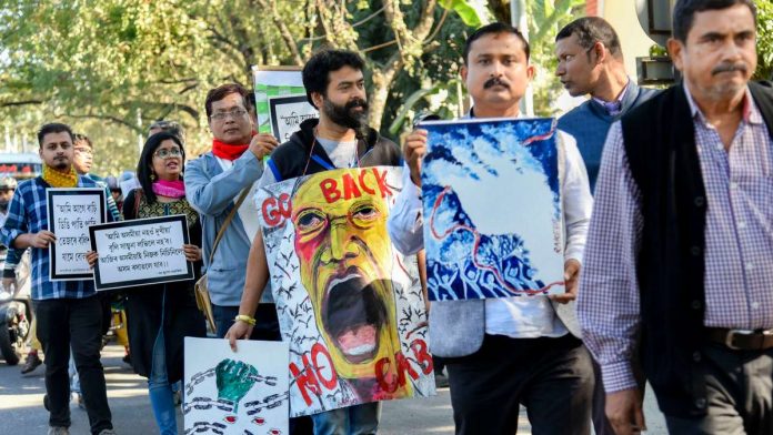 Protests erupt as India pushes for religion-based citizenship bill Protests erupt as India pushes for religion-based citizenship bill
