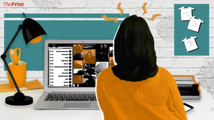ONLINE CLASSES Illustration by Ramandeep Kaur | ThePrint