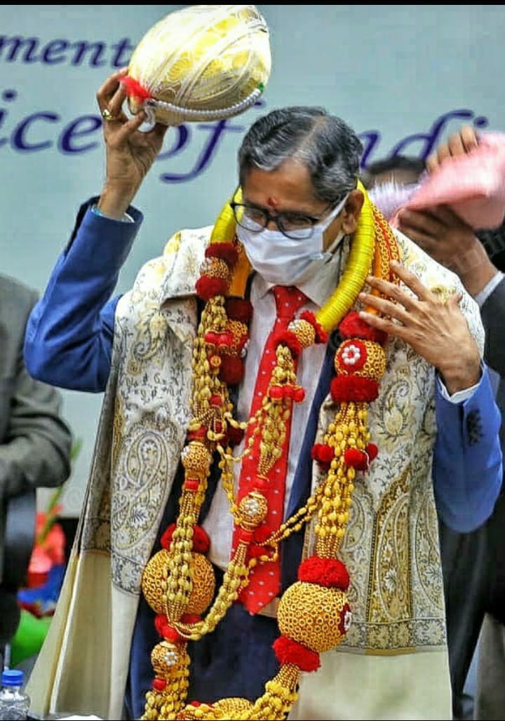 CJI Ramana after his felicitation | Praveen Jain | ThePrint