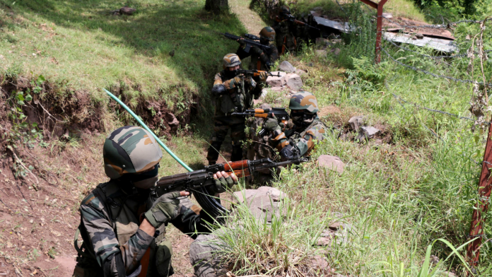 Army soldiers patrol along the Line of Control (LOC), in J&K Poonch | Representational image | ANI photo Army soldiers patrol along the Line of Control (LOC), in J&K Poonch | Representational image | ANI photo