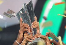 The ICC Men's T20 World Cup trophy | Twitter/@T20WorldCup