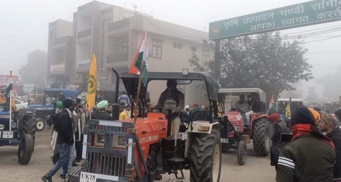 Uttarakhand farmers File photo of Sikh farmers protesting at Udham Singh Nagar district in Uttarakhand | By special arrangement