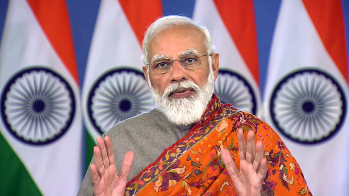 New picture (2) PM Narendra Modi addresses the nation, through video conferencing, on 19 November 2021 | ANI