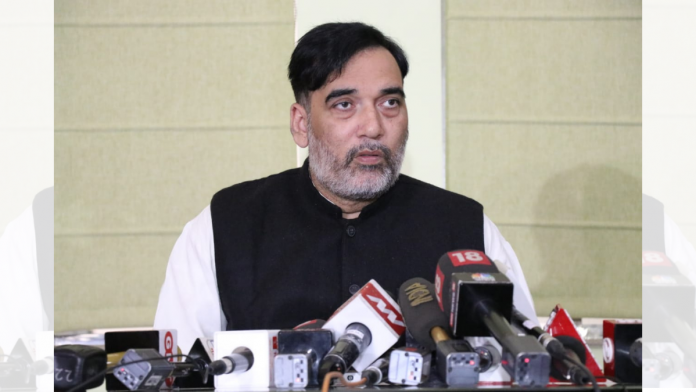 Untitled design-48 File image of Delhi Environment Minister Gopal Rai |Twitter/@AAPDelhi