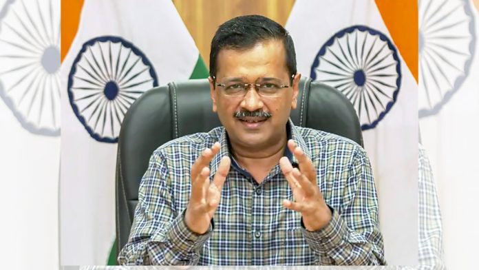 Web_Photo_Editor (59) Delhi Chief Minister Arvind Kejriwal addresses a press conference in New Delhi on 18 November| PTI