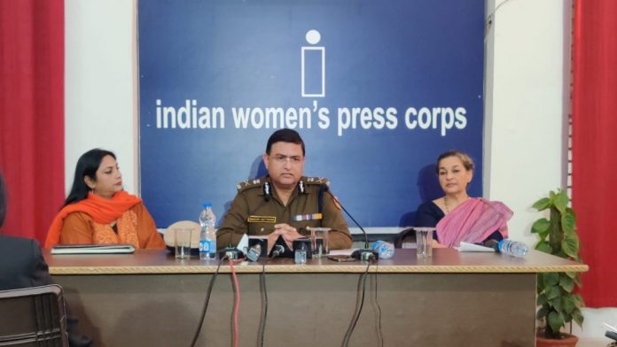 Rakesh Asthana Delhi Police Commissioner Rakesh Asthana (centre) at the press conference Wednesday | Photo: Bismee Taskin/ThePrint